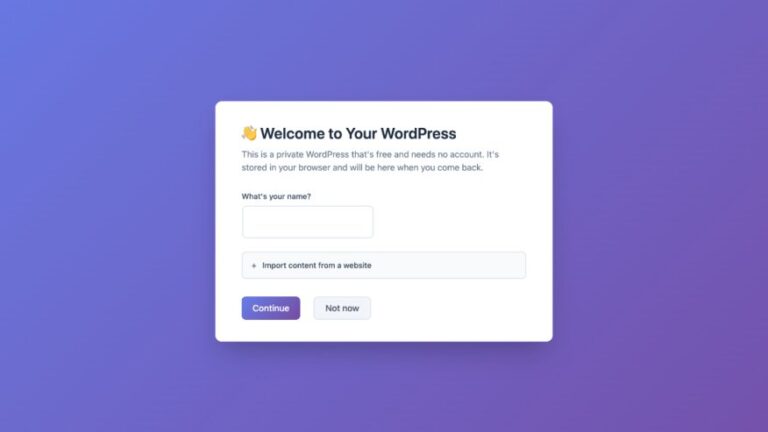 WordPress запустил приватную рабочую среду, которая работает прямо в браузере