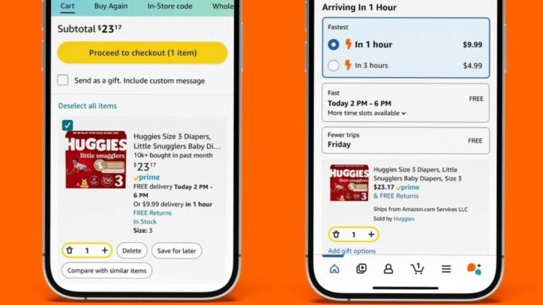 Amazon представила страницу «getitfast» для заказов с доставкой за 1–3 часа