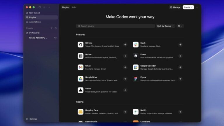 OpenAI превращает Codex из помощника в платформу: появились плагины