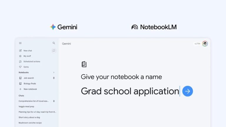Google встроил исследовательский инструмент NotebookLM прямо в приложение Gemini