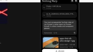 Nothing выпустила Warp — универсальный способ обмена файлами между Android и Mac