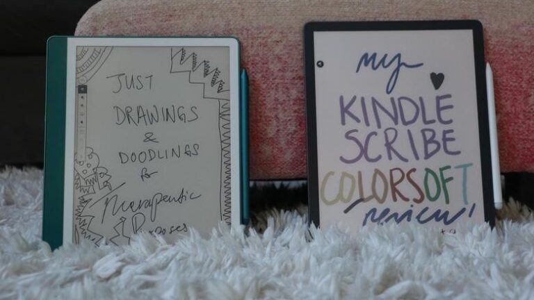 Amazon обновила цветные Kindle и Scribe: появилась тёмная тема и умные фигуры для заметок