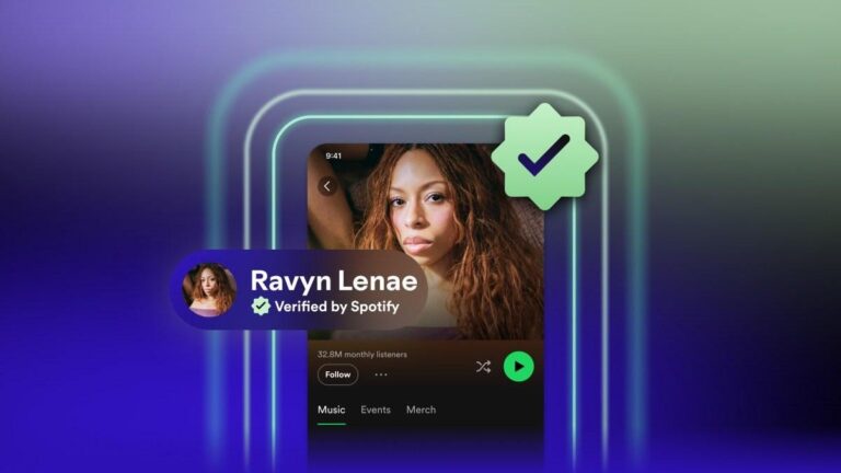 Spotify запускает проверенные бейджи для артистов, чтобы отличить людей от ИИ