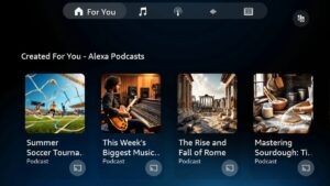Alexa+ научилась создавать подкасты по любому запросу