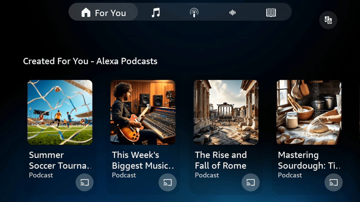 Alexa+ научилась создавать подкасты по любому запросу