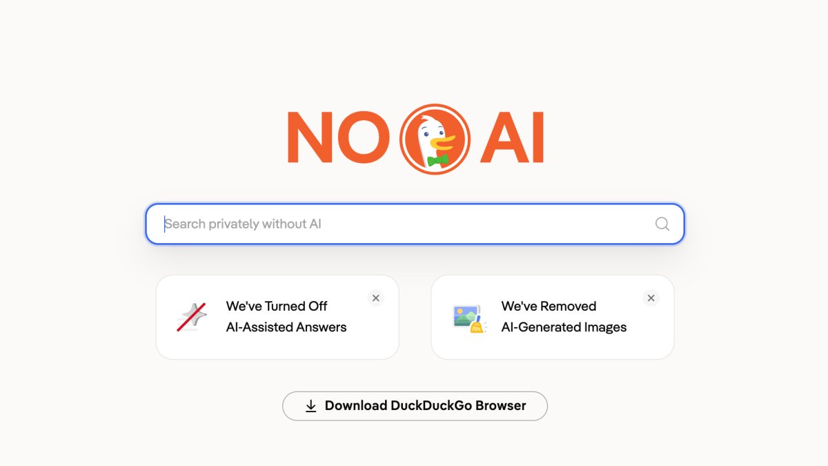 Установки DuckDuckGo выросли на 30% после того, как Google стал «насильно кормить» пользователей ИИ-поиском