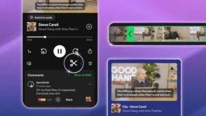 Spotify добавил функцию создания клипов из любимых подкастов
