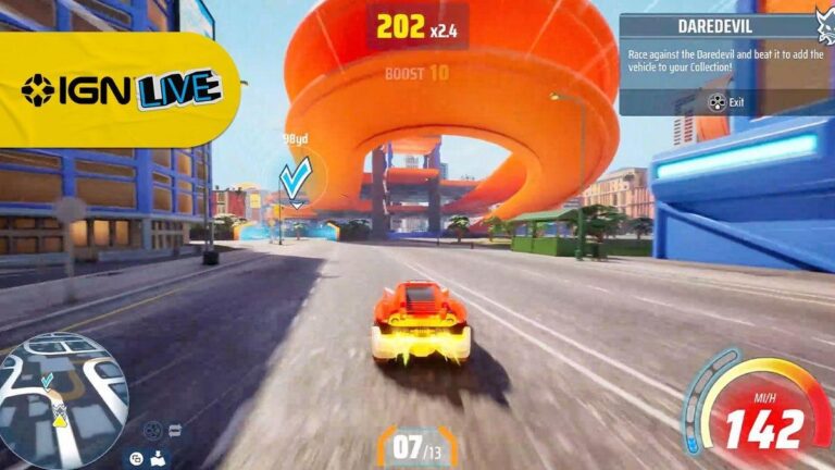Игровой процесс Hot Wheels Infinite Rush показал огромные острова для свободного исследования