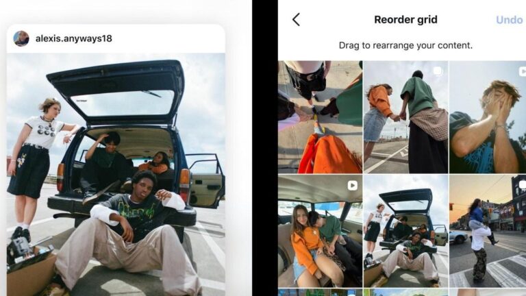 Instagram* позволяет всем менять порядок постов в профиле
